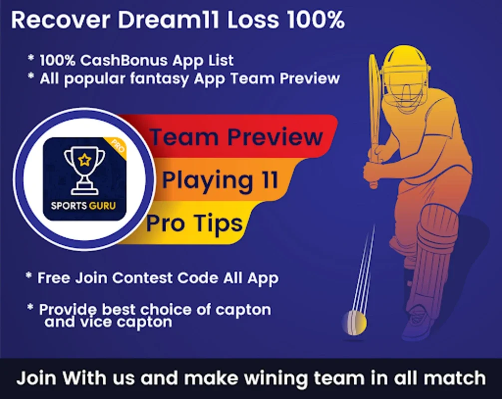 Sports Guru Pro for Android - Unlock Fantasy Cricket Insights