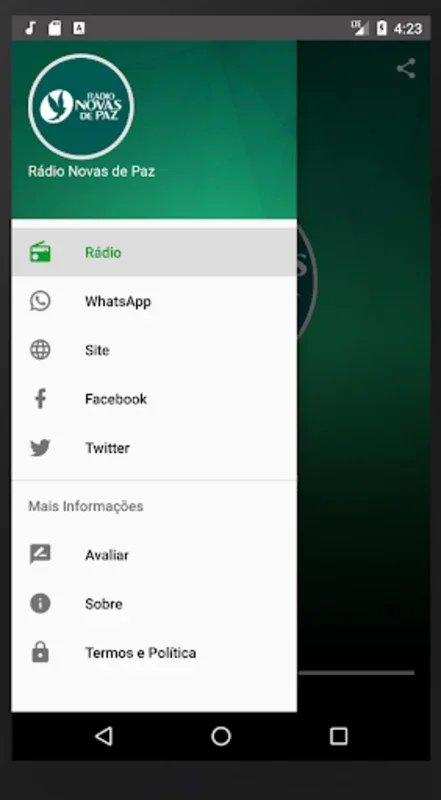 Rádio Novas de Paz for Android - Spiritual Audio Delight