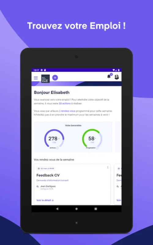 Mon coach Mobilité for Android: Personalized Job Search