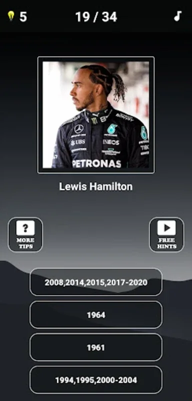 Formula 1: Guess F1 Driver for Android - Test Your F1 Knowledge