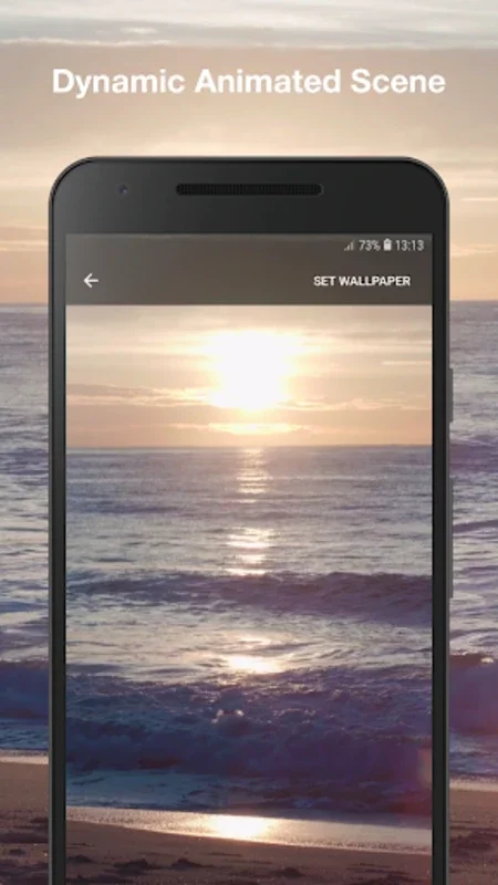 Sunset Ocean Live Wallpaper for Android - No Downloading Needed