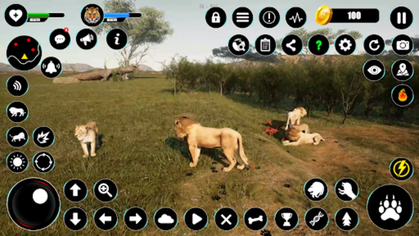 Lion Games Animal Simulator 3D for Android - Immersive Jungle Adventure