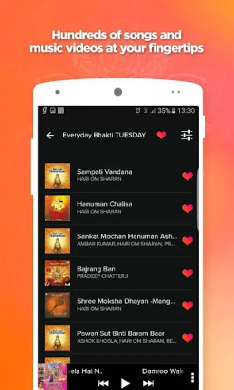 Hindi Bhajan for Android - Stream Devotional Music
