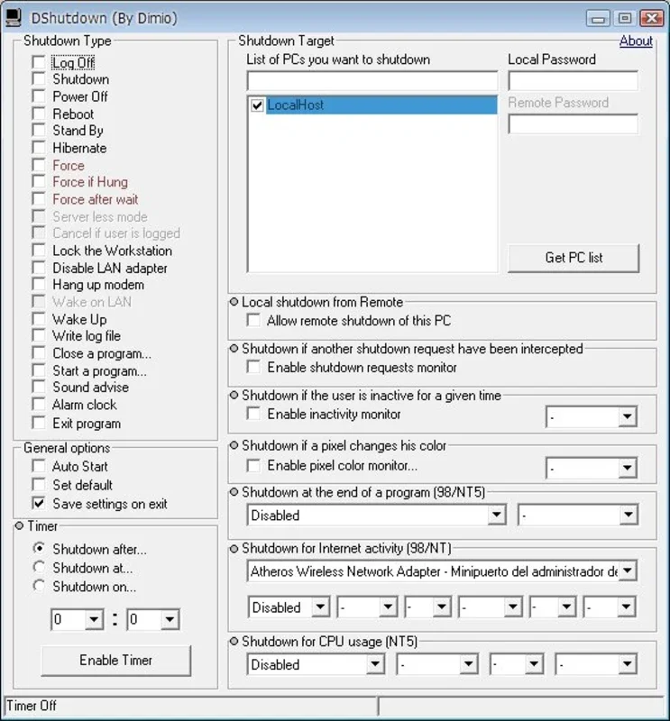 DShutdown for Windows - Automate Your Shutdowns