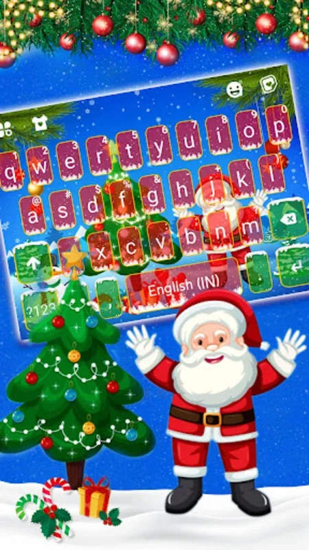 Santa Christmas Day for Android - Customizable Keyboard