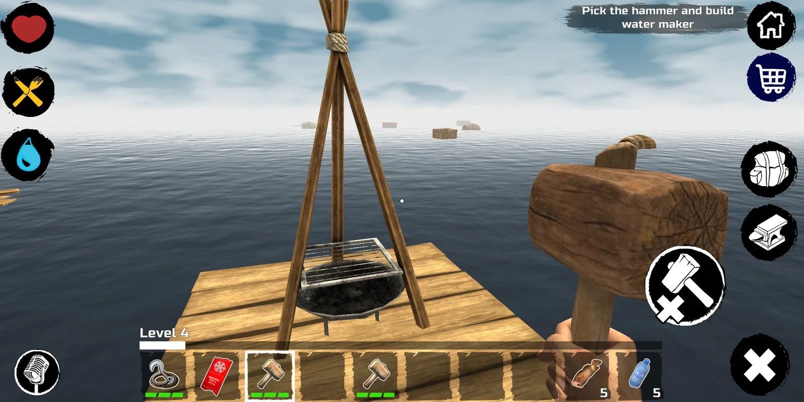 Survival and Craft: Crafting In The Ocean for Android - Endless Ocean Survival