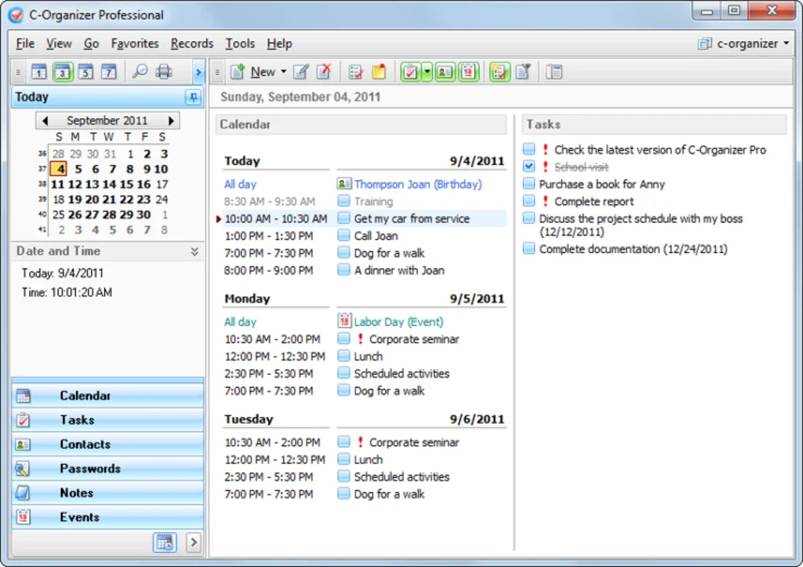 C - Organizer for Windows: Organize Your Life