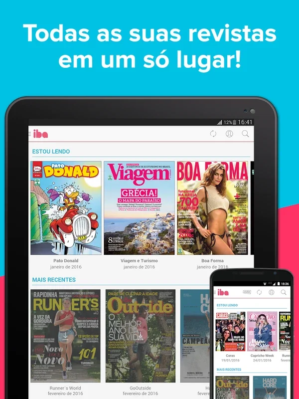 iba revistas for Android - Rich Content App