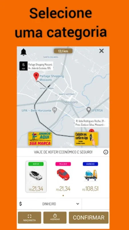 XOFER - para passageiro for Android: Seamless Travel with Transparent Pricing