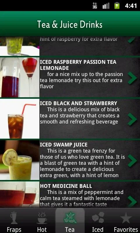 Secret Drinks for Android - Unlock Starbucks' Hidden Menu