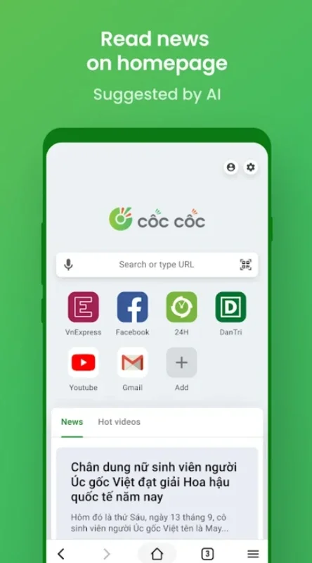 Cốc Cốc Beta for Android: Advanced Browsing Experience