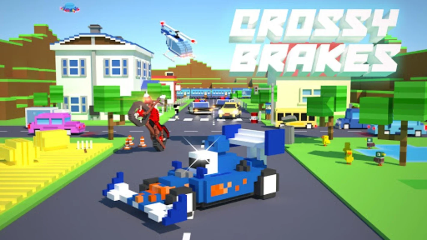 Crossy Brakes: Blocky Road Fun for Android - No Downloading Required