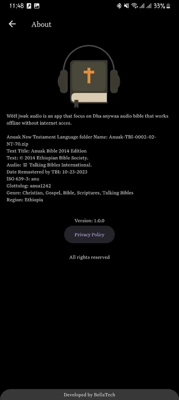 Wëël jwøk audio bible offline for Android - No Downloading Required