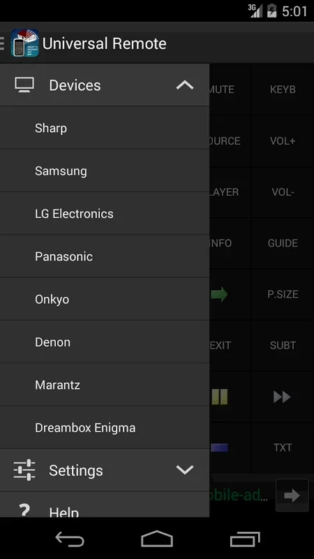 Universal Remote Control: Android TV Remote App