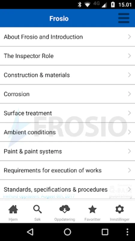 FROSIO Inspectors Book for Android: Comprehensive Certification Aid