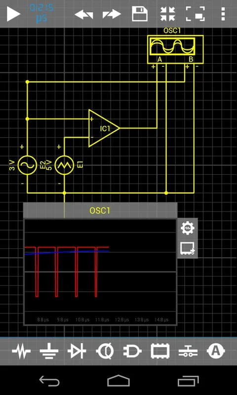 Droid Tesla for Android - Versatile Circuit Simulator