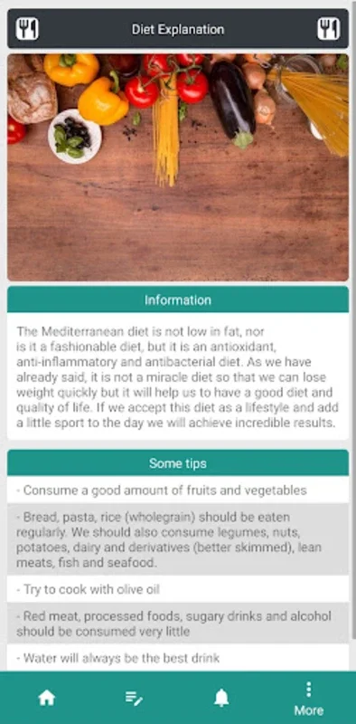 Dieta Mediterránea | Reto de 30 días for Android - A 30-Day Weight Loss Journey