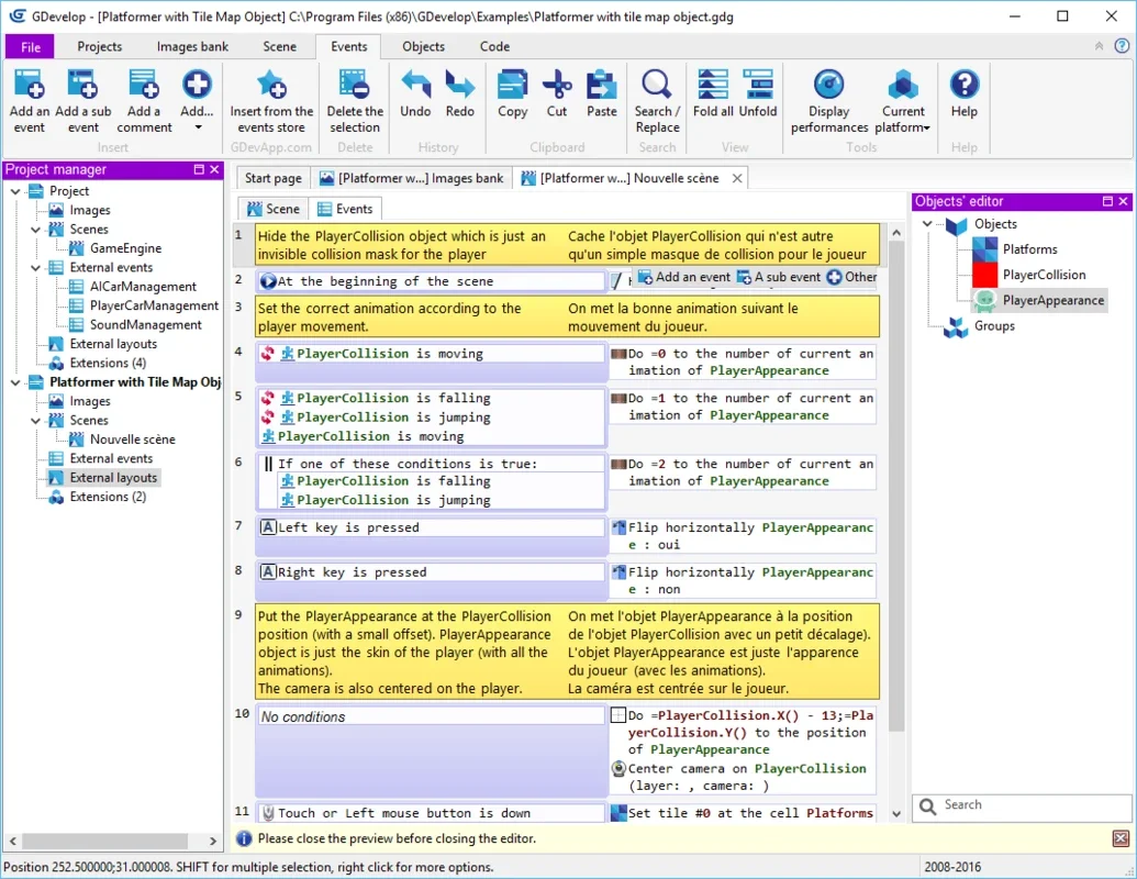 GDevelop for Windows - Create Games Freely