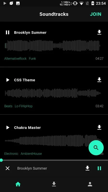 Loudly Soundtracks for Android - A Diverse Music App