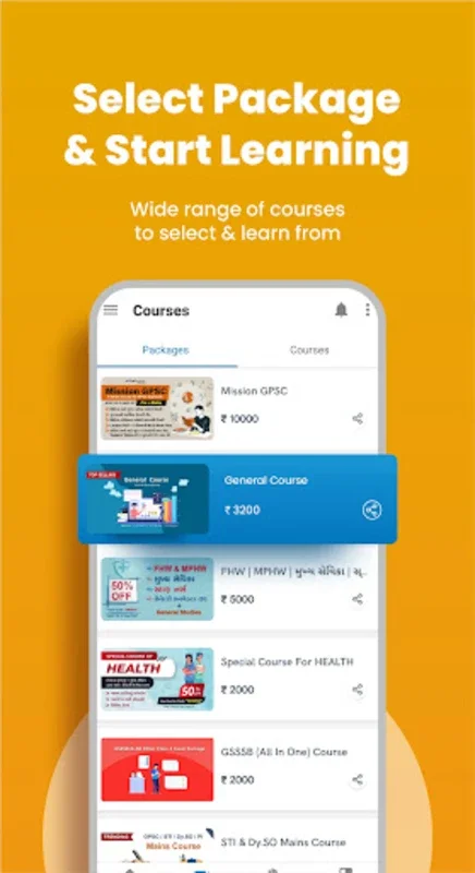 WebSankul for Android - Gujarat's Exam Preparation App