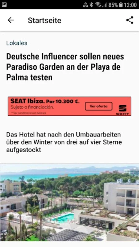 Mallorca Zeitung for Android - Seamless News Access