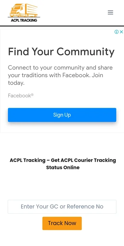 ACPL Tracking for Android - Track Consignments Easily