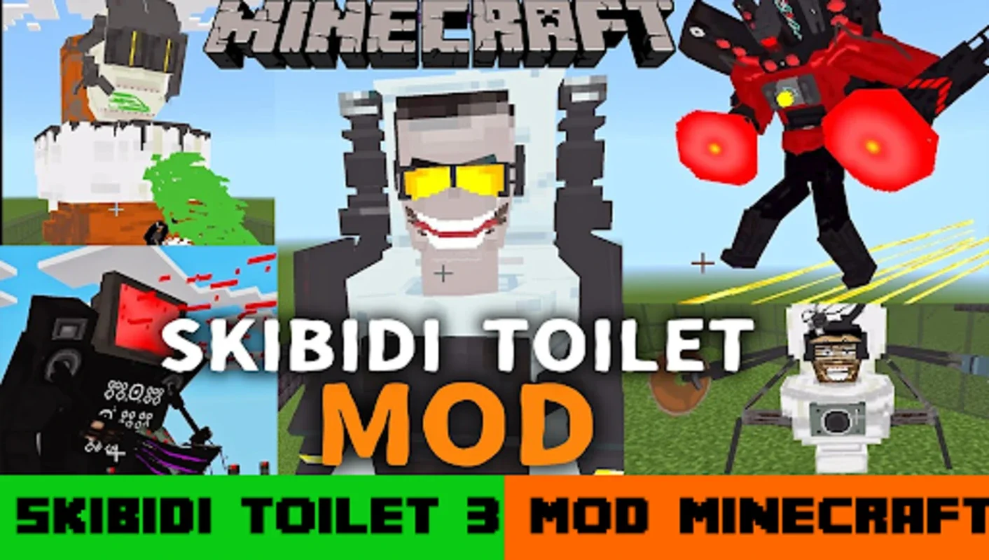 SKIBIDI TOILET 3 for Minecraft on Android: Customize Your Minecraft Experience