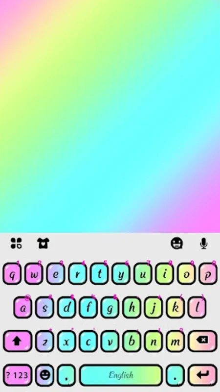 Colorful Laser Theme for Android - Customizable Keyboard