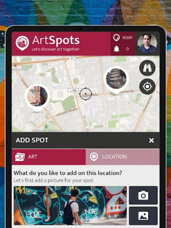 ArtSpots - Explore & Share Art on Android