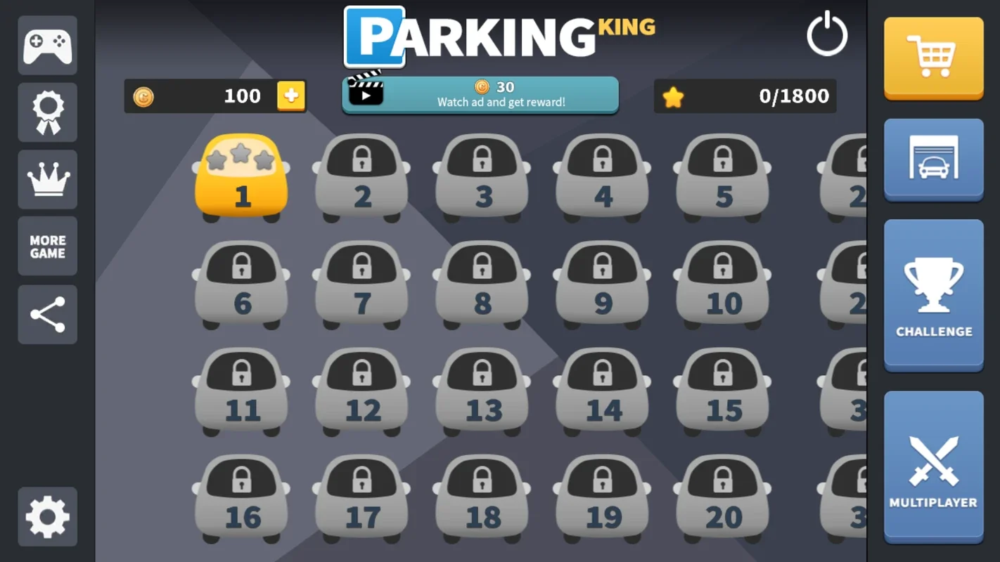 Parking King for Android - Skill - Based Parking Game