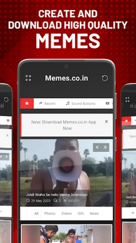 Memes.co.in for Android - Unleash Your Creativity