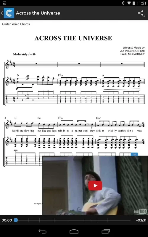 Chromatik for Android - Free Sheet Music, Chords & Tabs