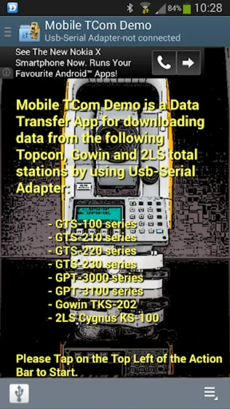 Mobile TCom Demo for Android - Efficient Data Transfer