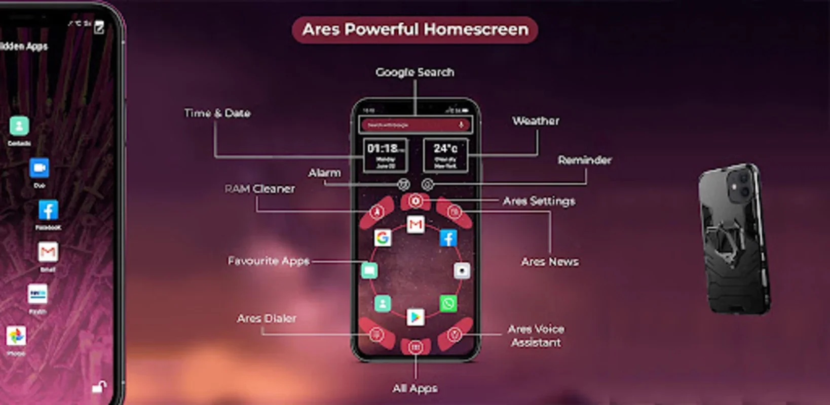 Ares Launcher -Themes Launcher for Android: Secure & Customizable