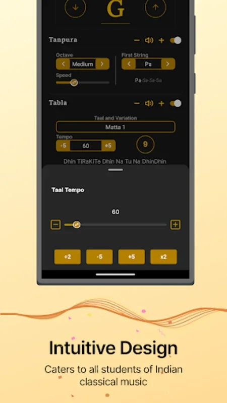 Bandish for Android: Customize Sounds for Indian Classical Music