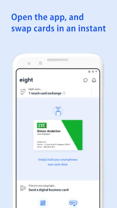 Eight for Android: Streamline Professional Networking