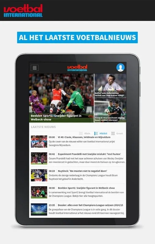 Voetbal International for Android - Stay Updated with Football