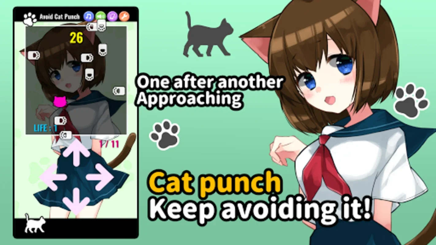 Don't touch Cat Girl! for Android - Enter a Fantasy World