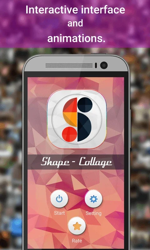 Shape Collage Maker for Android: Adjustable Shapes