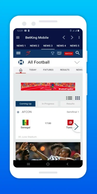 Betking Mobile for Android - Exciting Betting Experience