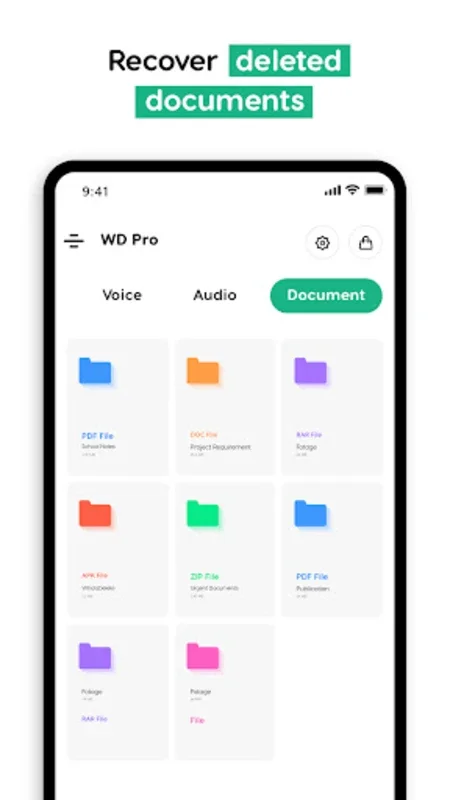 WD Pro for Android - Recover Deleted Data