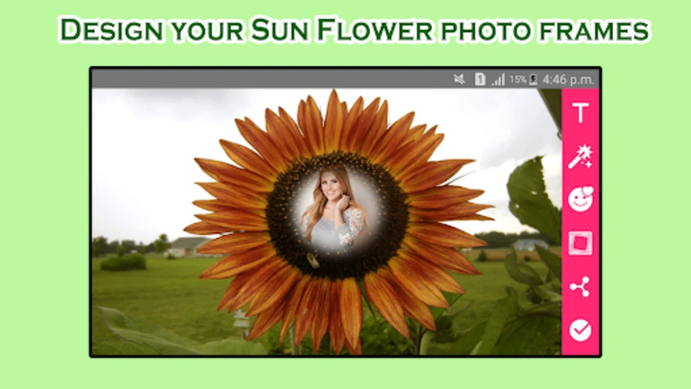 Sunflower Photo Frames for Android - Enhance Photos with Ease