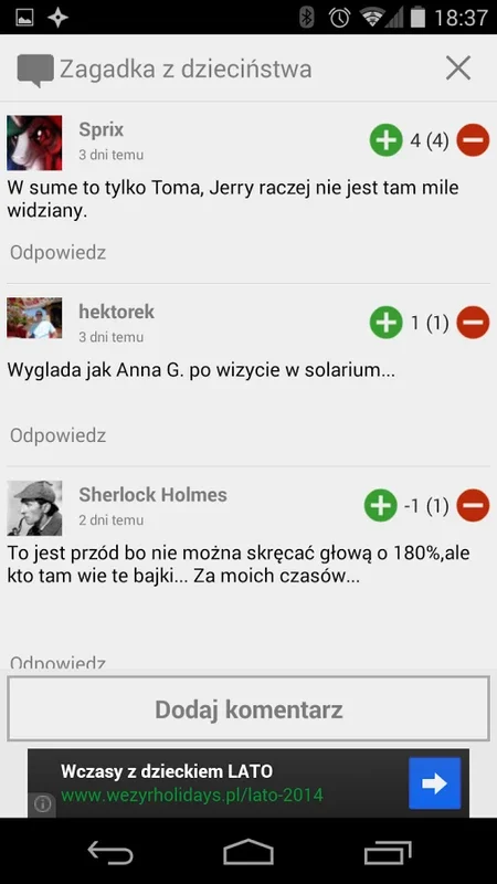 Mistrzowie.org for Android - Enjoy Polish Humor