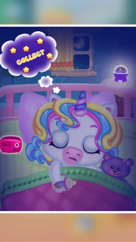 Newborn unicorn care game for Android - Download the APK from AppHuts