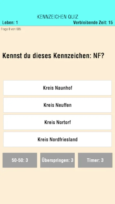 Kennzeichen-Quiz for Android: Engaging License Plate Quiz