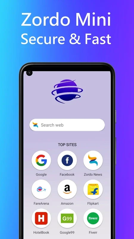 Zordo Mini for Android - A Lightning-Fast Web Browser