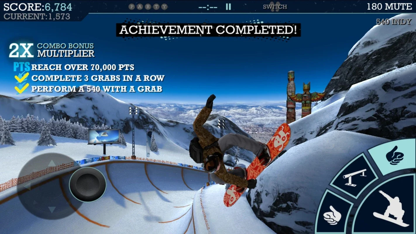 Snow Party for Android - Thrilling Snowboarding Experience