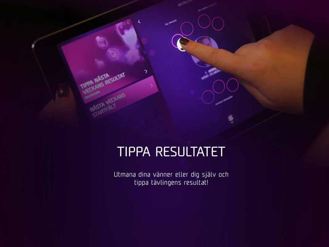 Melodifestivalen for Android - Immersive Music Experience