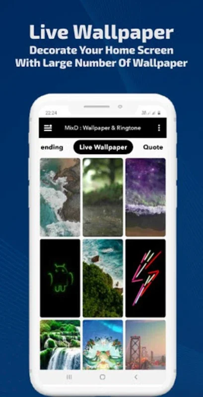 MixD : Wallpaper & Ringtone for Android - Download the APK from AppHuts