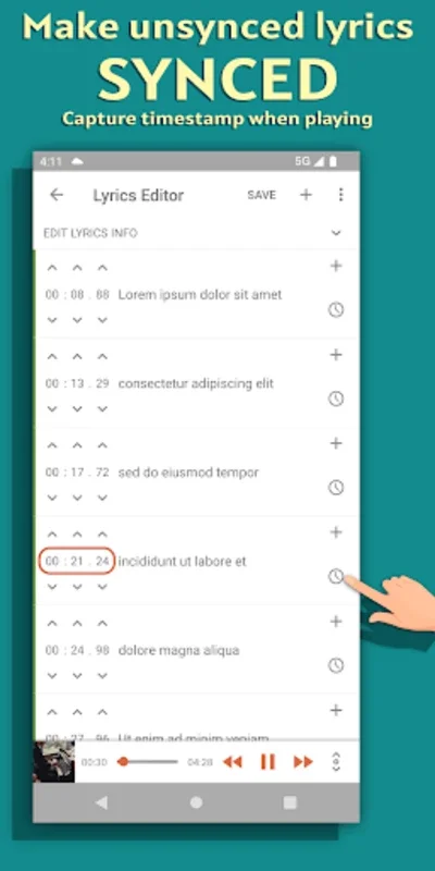 Lyrics Editor: Make Lyrics for Android - Download the APK from AppHuts